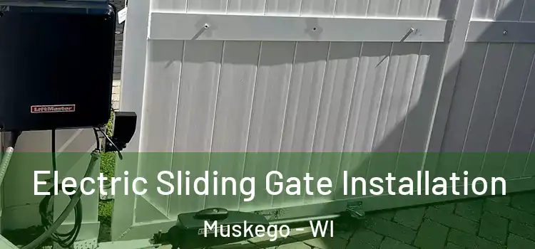  Electric Sliding Gate Installation Muskego - WI