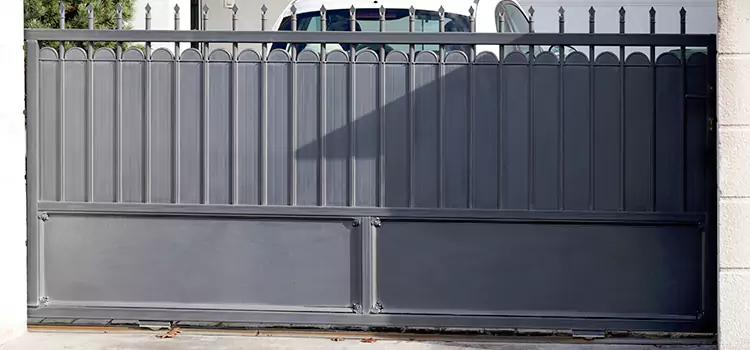Metal Driveway Gate Installation Muskego